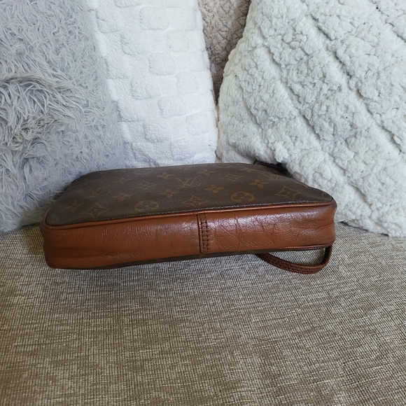 Louis Vuitton Monogram Pochette Dragonne Wristlet Bag..Vintage - Picture 5 of 11